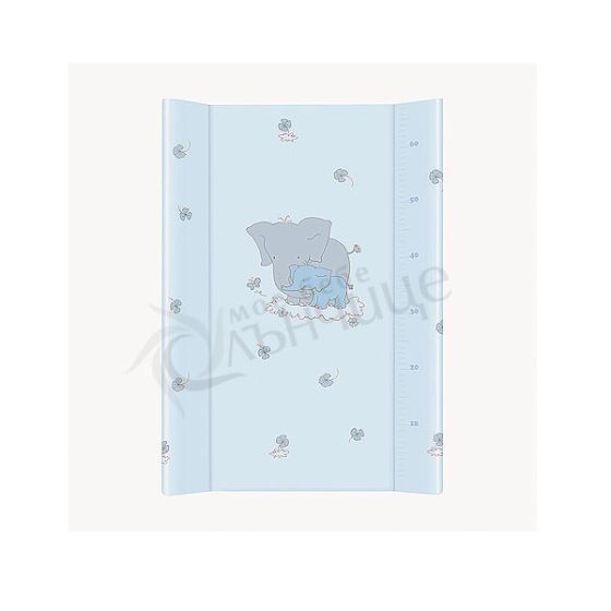 Твърда подложка за преповиване Слонче Син - Ceba baby