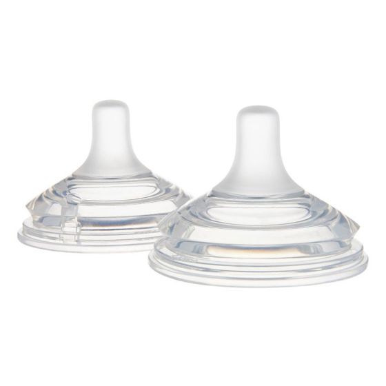 Антиколик двузонов биберон Natural Shape 3м+ 2бр. - Canpol babies