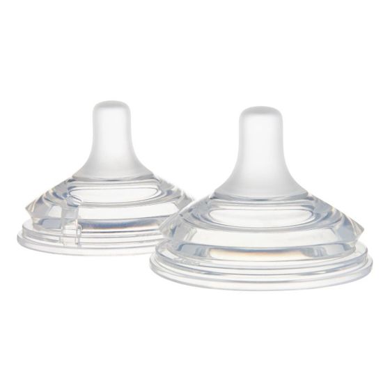 Антиколик двузонов биберон Natural Shape 6м+ 2бр. - Canpol babies