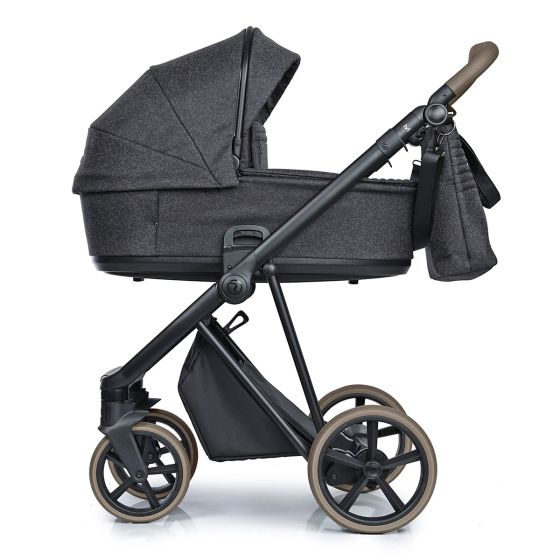 Бебешка количка 2в1 Ivi Vintage Pixel Dark - ROAN