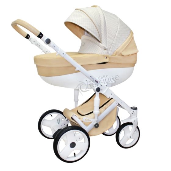 Бебешка количка SKY BEIGE MELANGE - NIO 2018