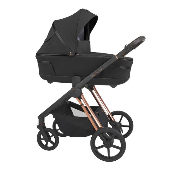 Бебешка количка 2в1 Miloo Diamond Black - Espiro