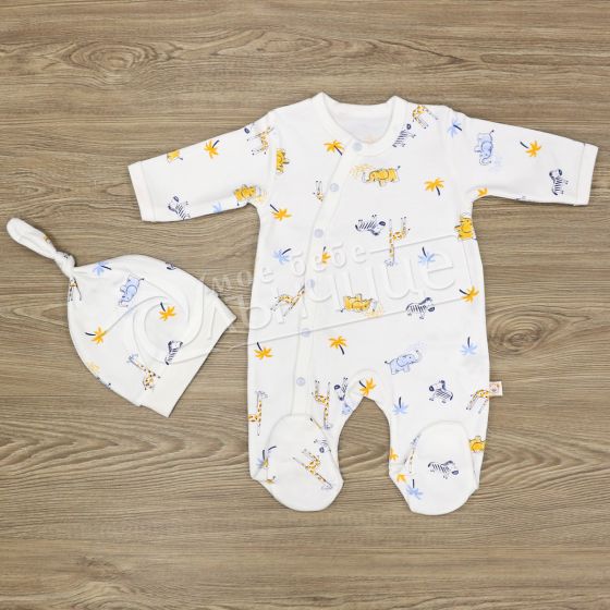 Бебешки гащеризон с шапка Jungle