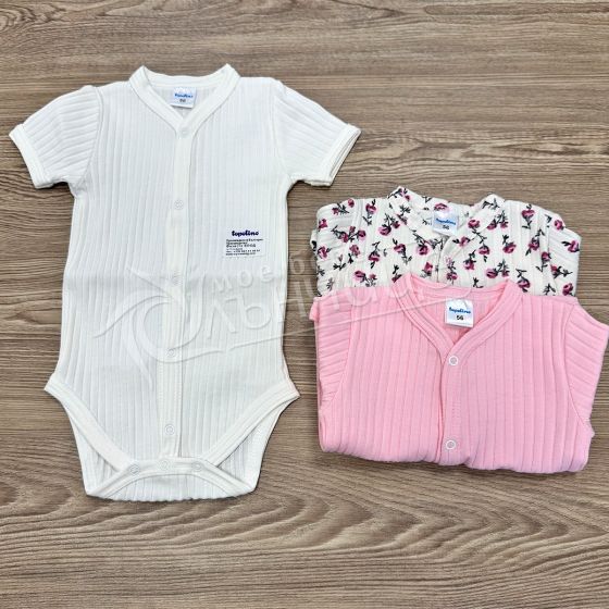 Бебешко боди с къс ръкав Cotton Love - Topolino 