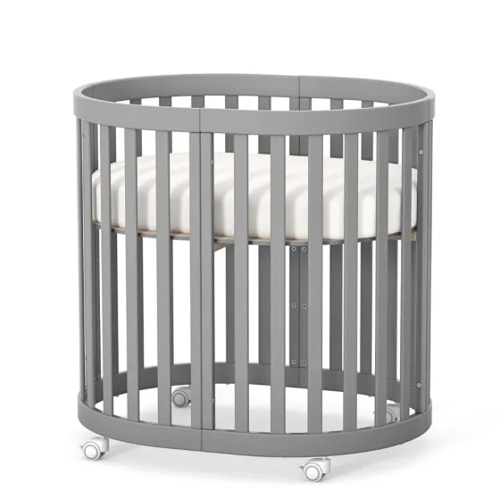 Бебешко легло от бук Roma - Graphite