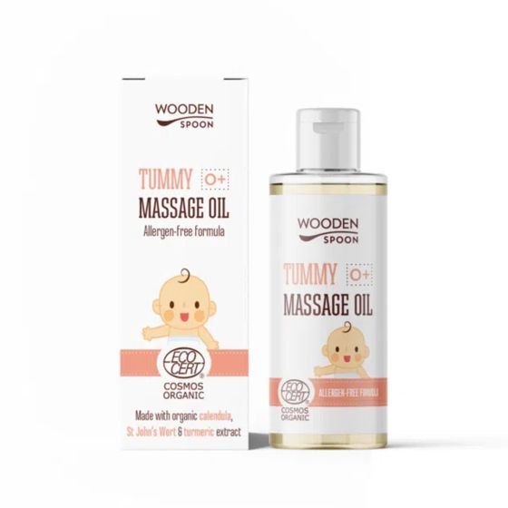 Био бебешко олио за коремче при колики - Wooden Spoon