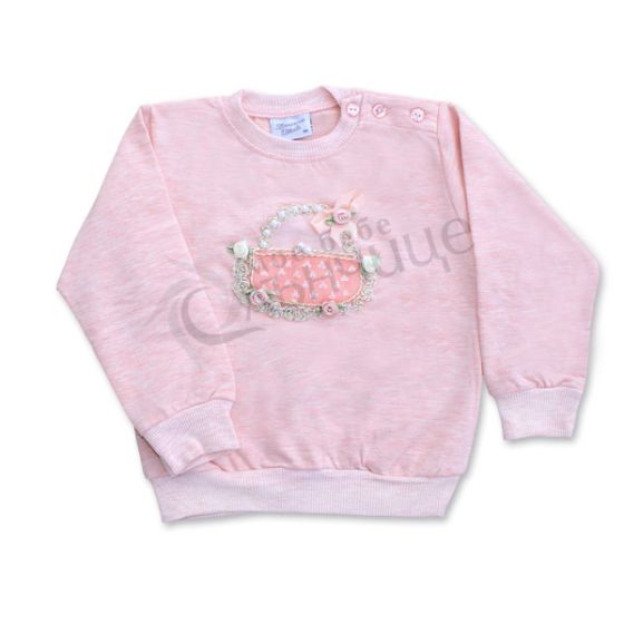 Блуза с дълъг ръкав Розички