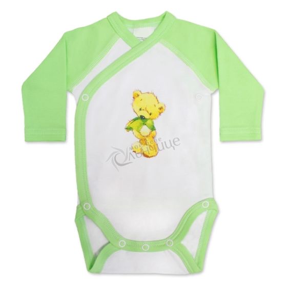 Боди дълъг ръкав със странично закопчаване - Little Bear