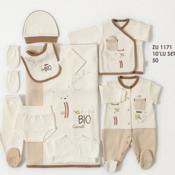 Комплект за изписване от органичен памук CARAMELL