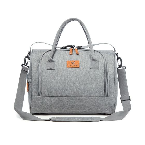 Чанта за бебешка количка Jossie цвят сив