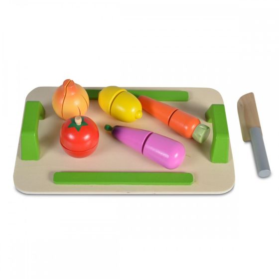 Дървена дъска за рязане със зеленчуци