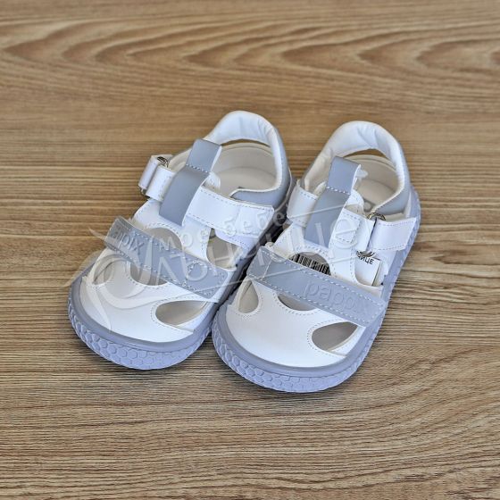 Детски анатомични сандали White/Grey - Pappix