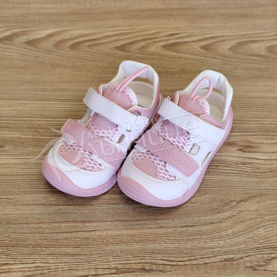 Детски анатомични сандали White/Pink - Pappix