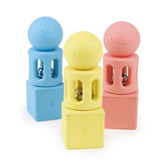 Комплект дрънкалки Тройни геометрични фигури – Hape