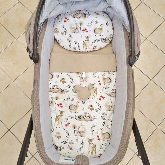 Двулицев летен комплект за количка - Forest Tale