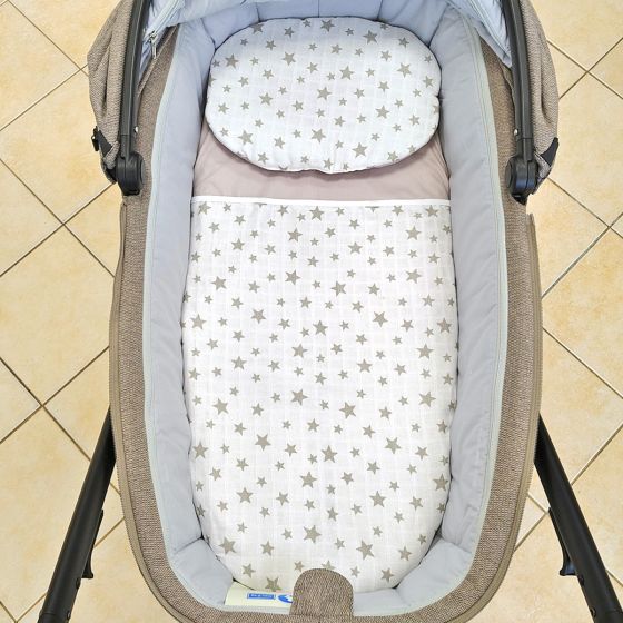 Летен комплект за количка Thunder Stars - Муселин