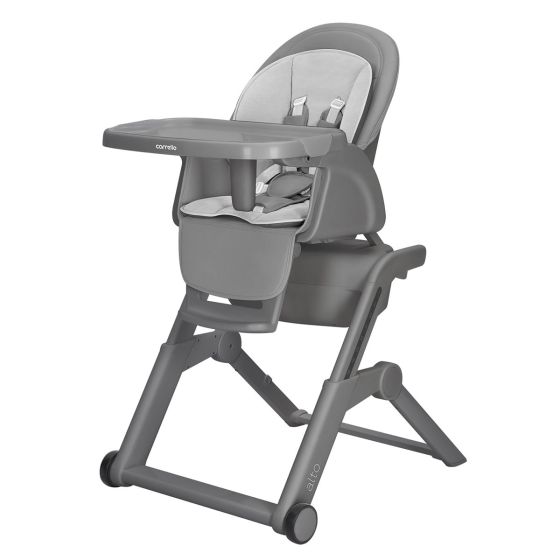 Електрическа люлка - стол за хранене Carrello Alto - Solid Grey