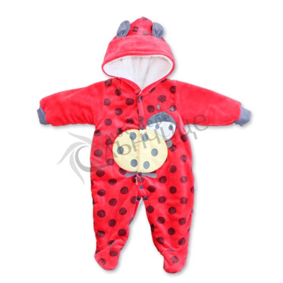 Плюшен гащеризон с калинка