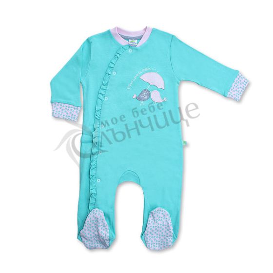 Гащеризон Пиленца-68см - 6 до 9м-Зелен