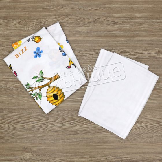 Комплект пелени бархет и тензух - Colors