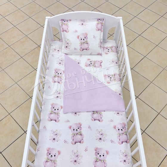 Комплект чаршафи Purple Bear