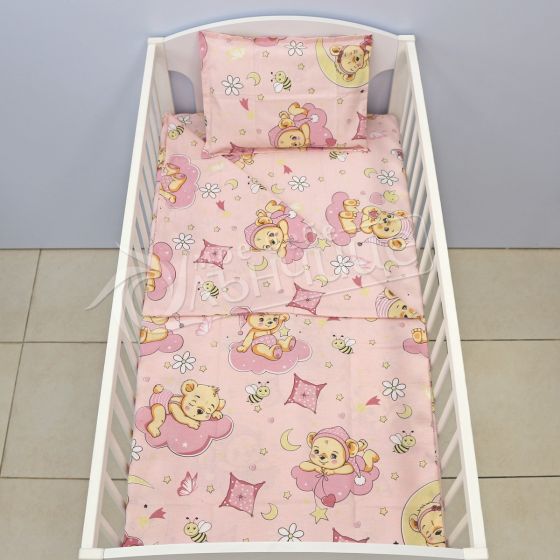 Комплект чаршафи Sleepy Baby Pink