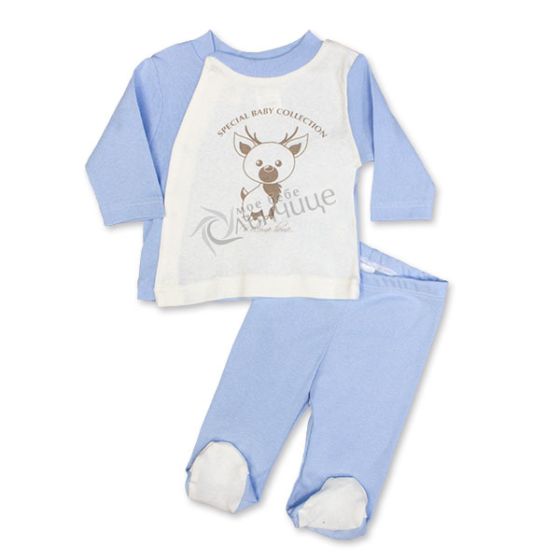 Комплект две части - Еленче-56см - 0 до 2м-Син