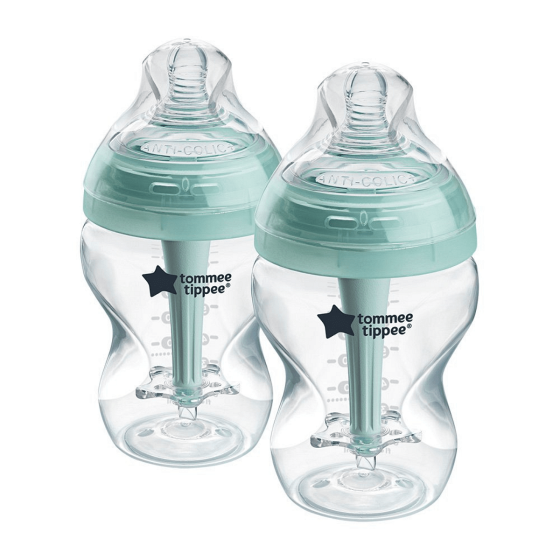 Комплект шишета за хранене Tommee Tippee Advanced Anti-Colic+, 0м+, 260 мл, 2 бр