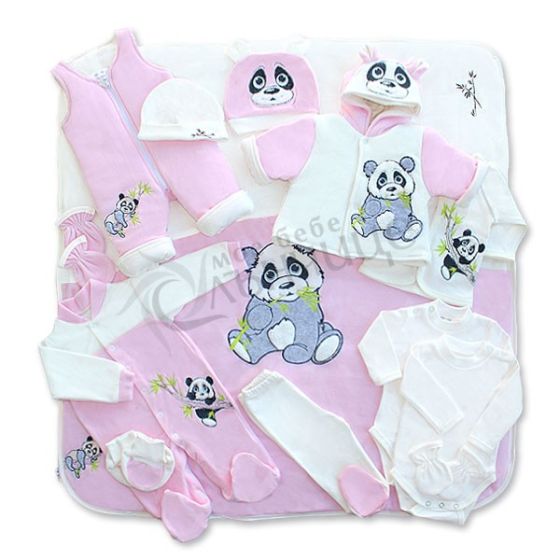 Комплект за изписване от 13 части - Pandoo Розов