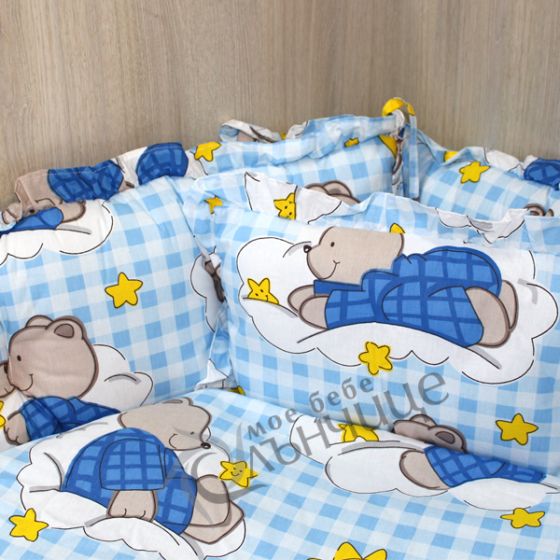 Спален комплект от седем части Облаче 70/140