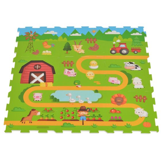 Мек пъзел с принт Farm