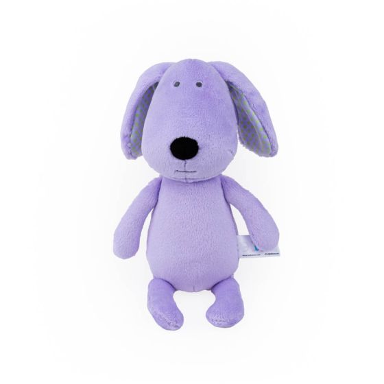 Мека играчка за гушкане Dog лилав