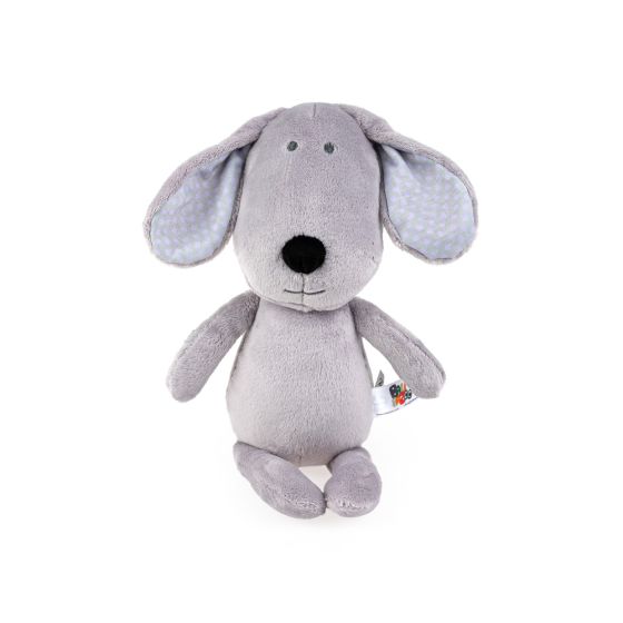 Мека играчка за гушкане Dog сив
