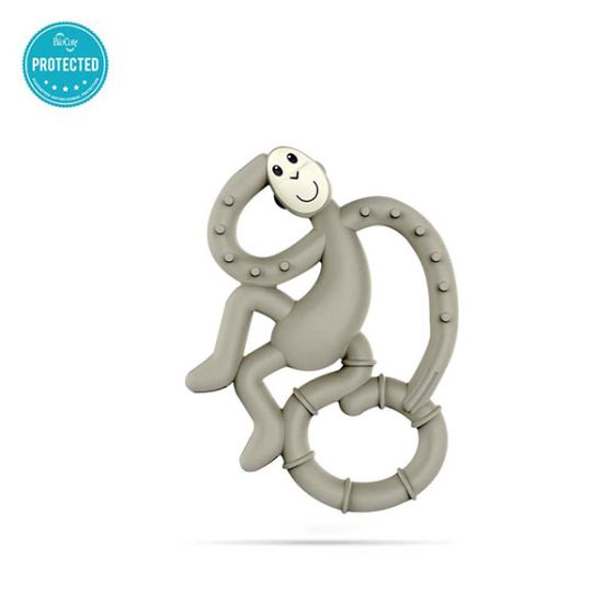 Мини чесалка с апликатор на гел - Matchstick Monkey - сив