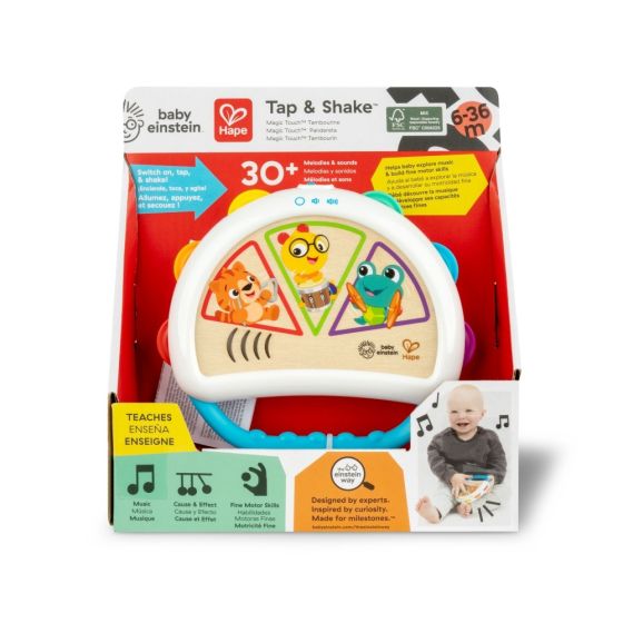 Сензорна бебешка тамборина Magic Touch Baby Einstein – Hape