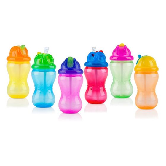 Нетечаща чаша със сламка и капаче NUBY