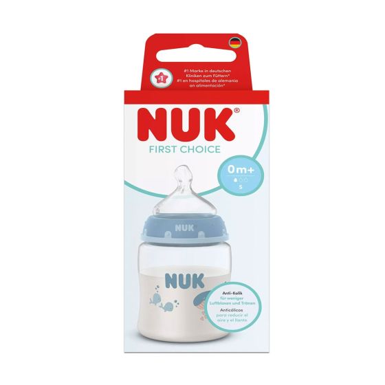 NUK First Choice Шише РР 150мл. със силиконов биберон S - Кит
