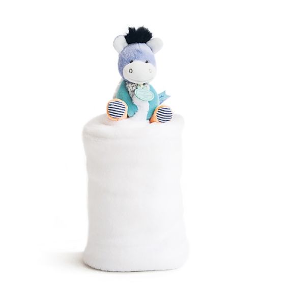 Одеало с играчка LOVELY DONKEY - Doudou et Compagnie