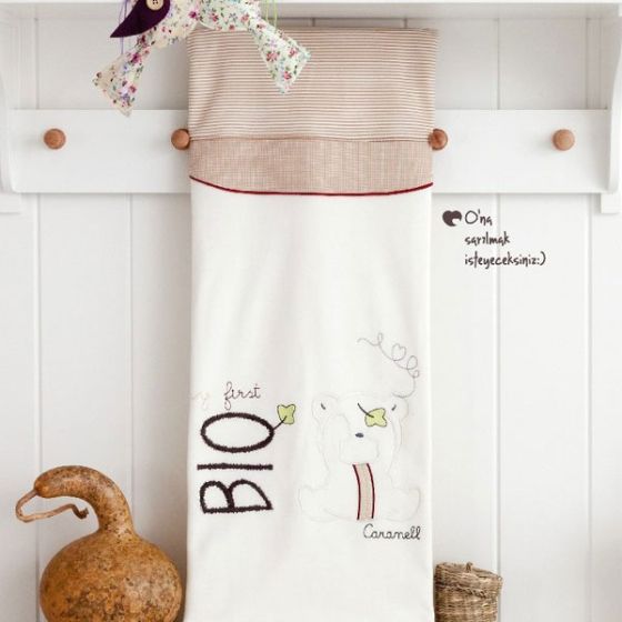 Пелена от органичен памук - Caramell