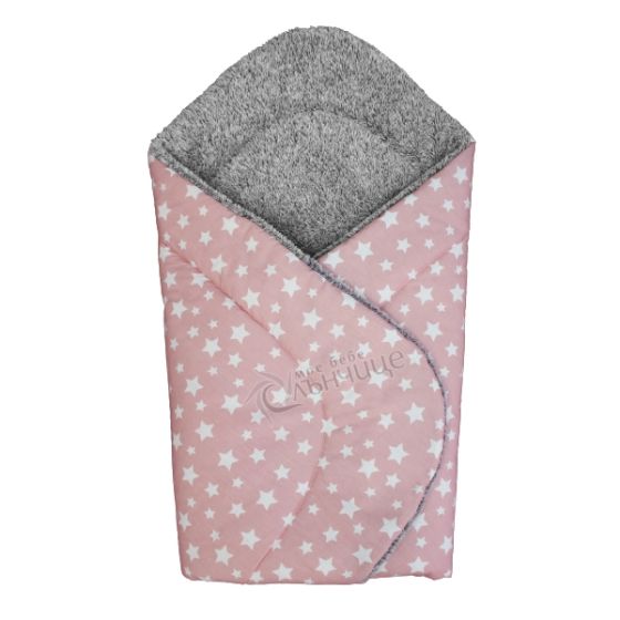 Пелена Прегърни ме за повиване и изписване - Starry Dreams Pink