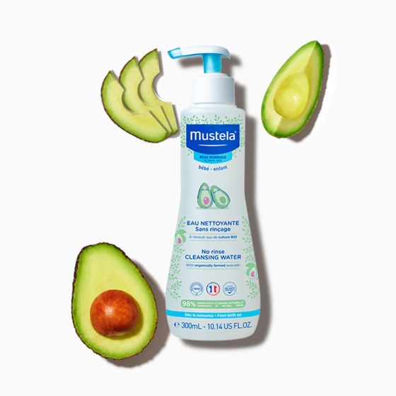 Почистваща вода без изплакване с авокадо - Mustela