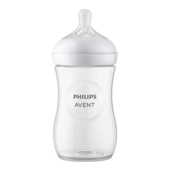 Шише за хранене Natural Response 3.0 с биберон 1м+, 260мл - Philips AVENT