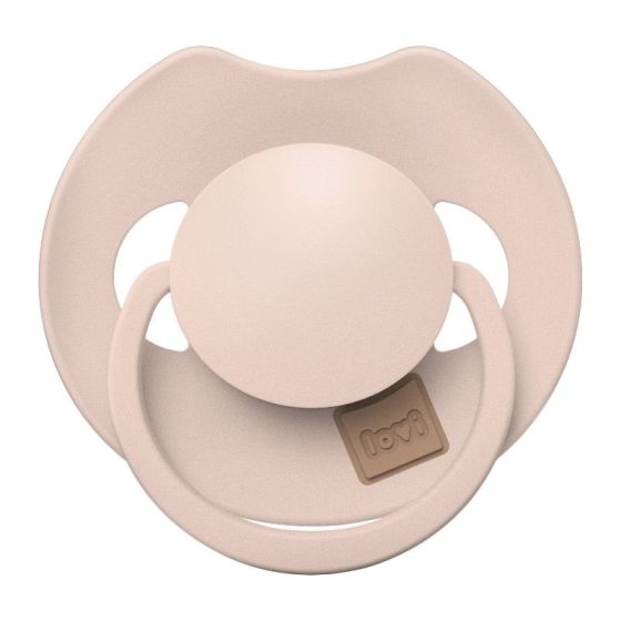 Силиконова динамична залъгалка Prime, Cream 0–6 месеца – LOVI