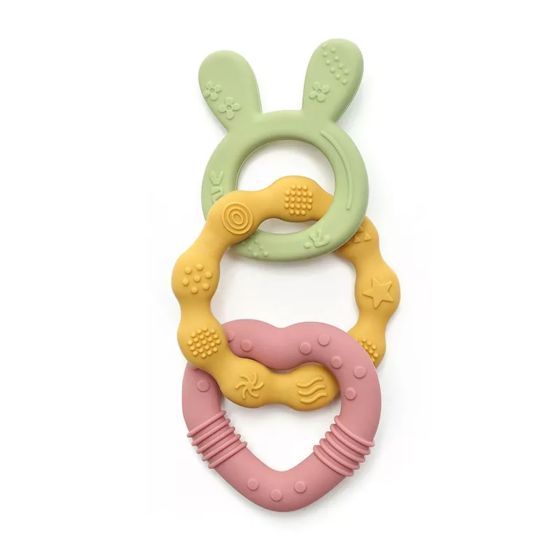 Силиконова гризалка Зайче и Сърце - Tedsy