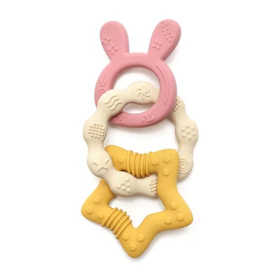 Силиконова гризалка Зайче и Звезда - Tedsy