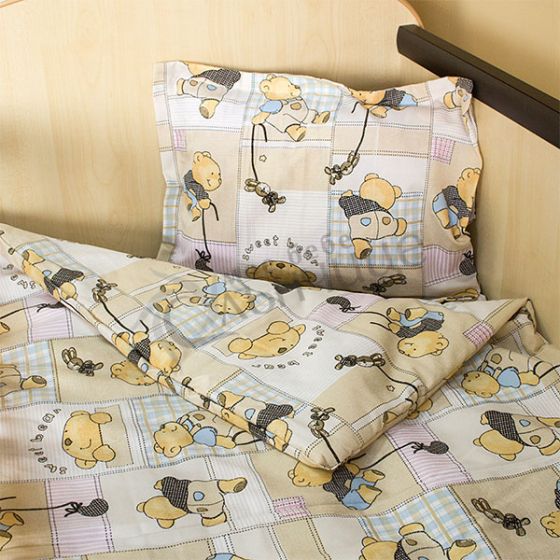 Спален комплект три части Happy Bear - Бежов