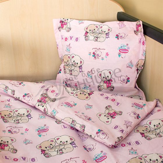 Спален комплект три части - Love Розов