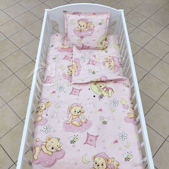 Спален комплект от три части - Sleepy Baby Pink