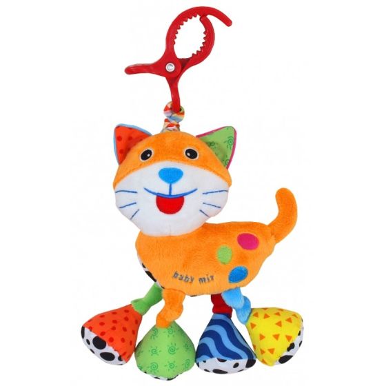 Плюшена играчка за количка Коте художник - BABY MIX