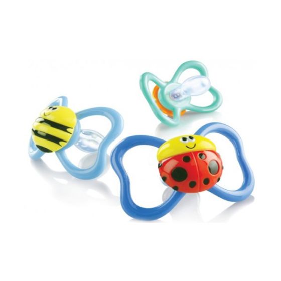 Силиконова залъгалка пеперуда NUBY